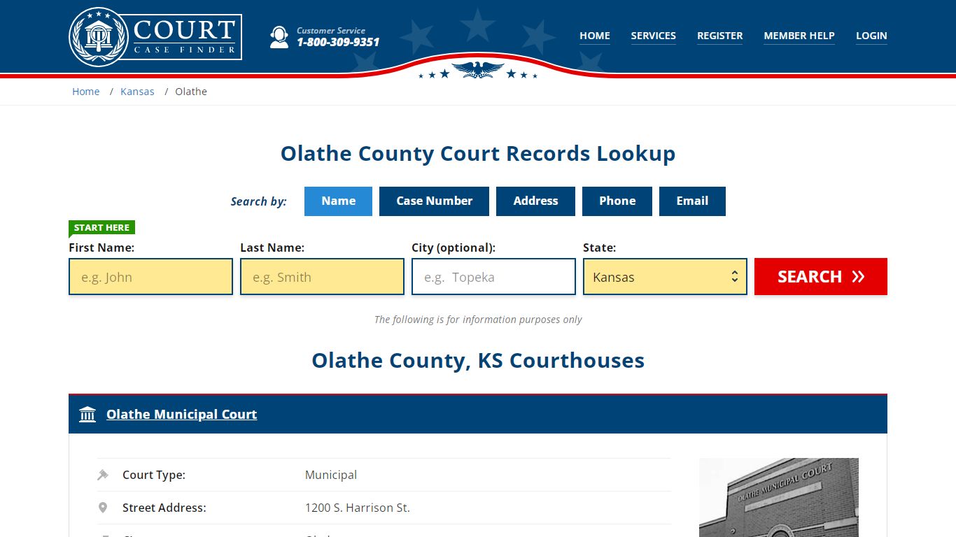 Olathe County Court Records | KS Case Lookup